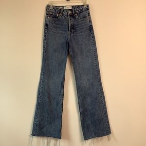 Mango, Women’s, Jeans, Ariadna fit, Wide leg size 4. EUC.